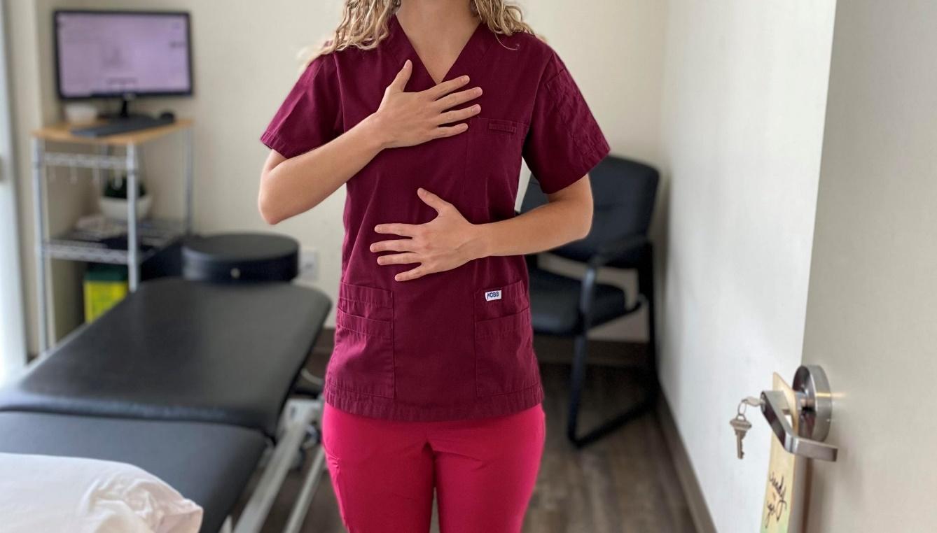 تمرین تنفس دیافراگمی